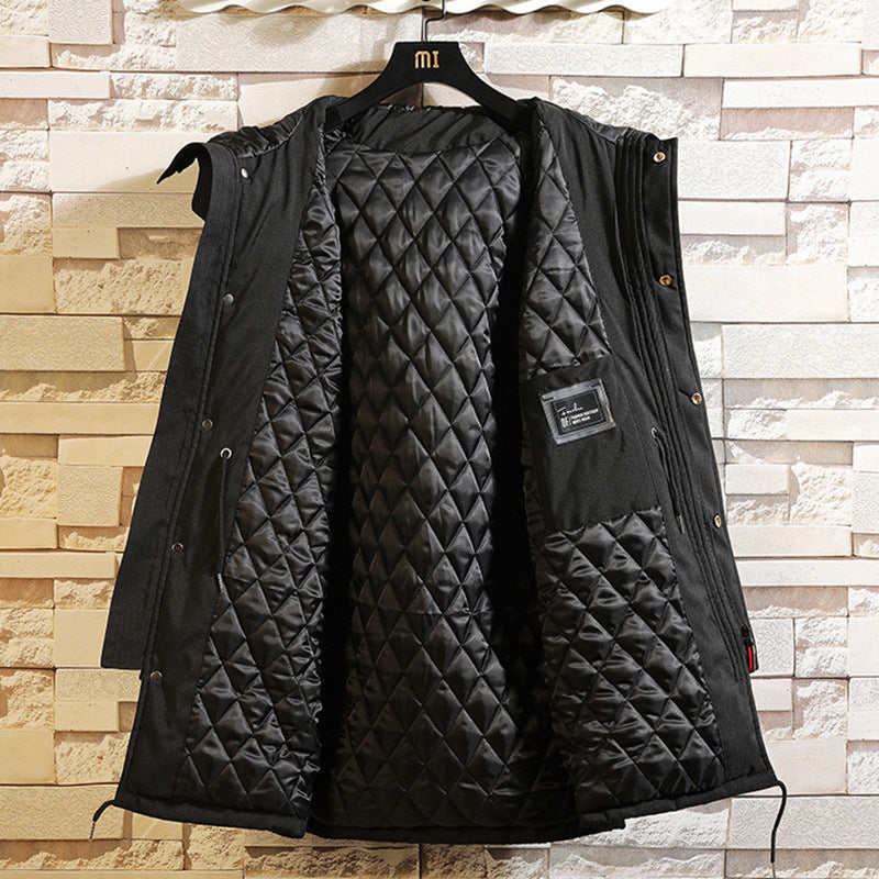 Loose Hooded Plus-size Oversized Men's Stylish Casual Coat Pi-Mart
