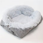 2 in 1 Pet Mattress Nest Convertible Pad Plush Mattress Pi-Mart