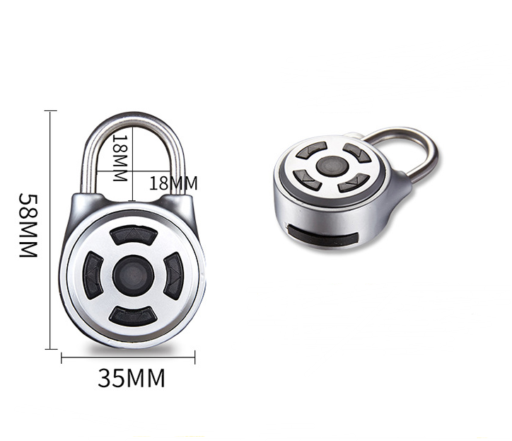 Smart padlock direction button password lock Bluetooth electronic lock Pi-Mart