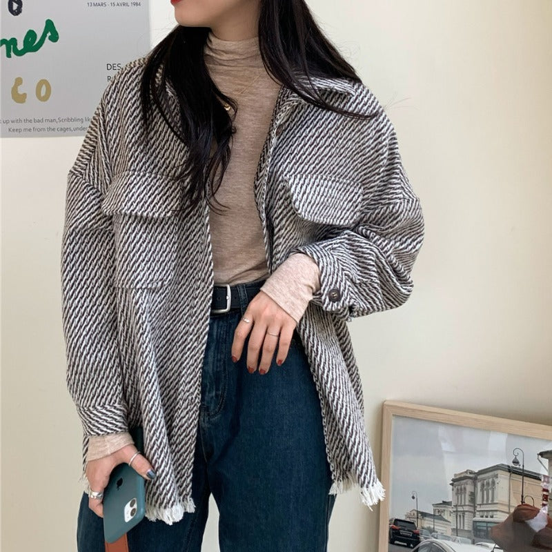Medium to long shirt jackets Pi-Mart
