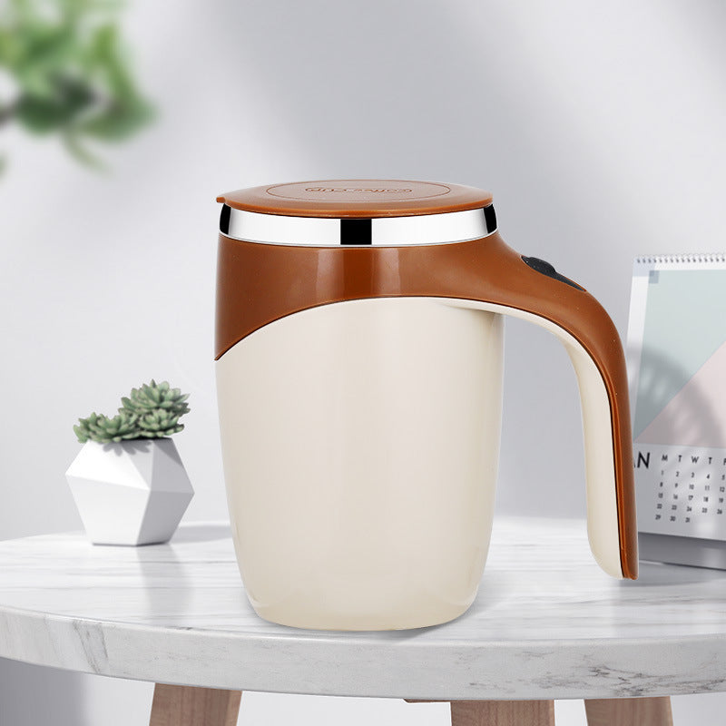 Rechargeable Model Automatic Stirring Cup Coffee Cup High Value Electric Stirring Cup Lazy Milkshake Rotating Magnetic Water Cup Pi-Mart