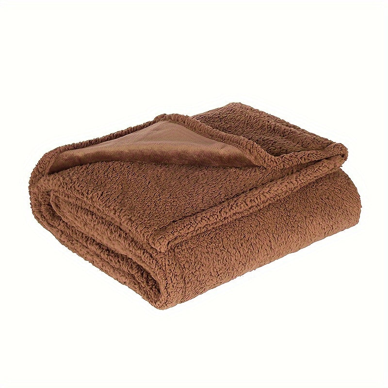 Ultimate Pet Pal Blanket - Soft, Stain-Resistant, Reversible Sherpa Fleece Furniture Protector with Machine Washable, Waterproof Polyester Fabric for Extra Small to Large Dogs and Cats - Easy Care, Durable, and Cozy Companion Lootquake LLC