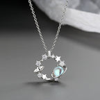 Shiny Zircon Necklace - SJB-DIAMOND ELITES