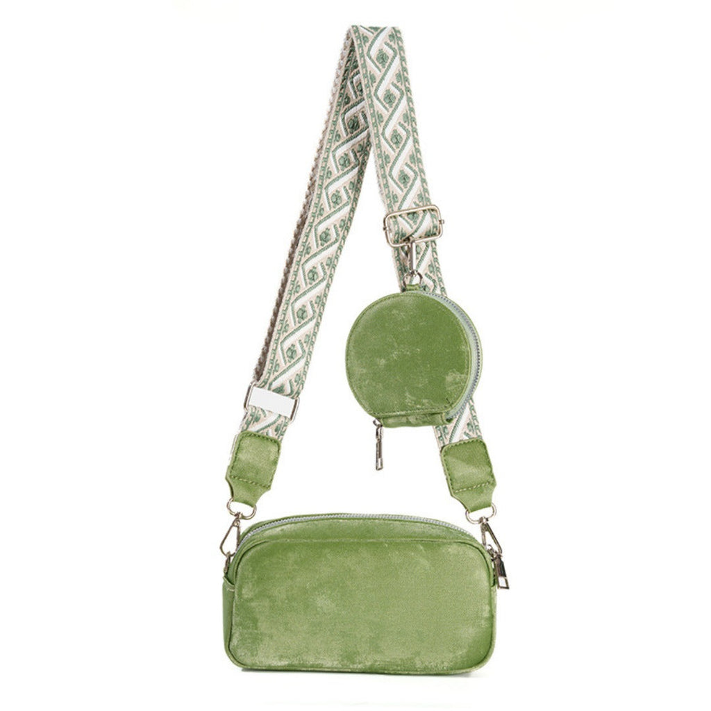 Shoulder crossbody bag, cute adjustable multifunctional small crossbody bag, wide shoulder strap crossbody bag 2 in 1 - SJB-DIAMOND ELITES