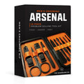 Wild Willies Arsenal Manicure and Pedicure Set, Men's Grooming Kit, Black, 10 Pieces EasyOptionXY LLC