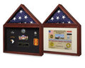 Capitol Flag Presentation Case with Display Shadow Box - 5'x9.5' Flag The Military Gift Store