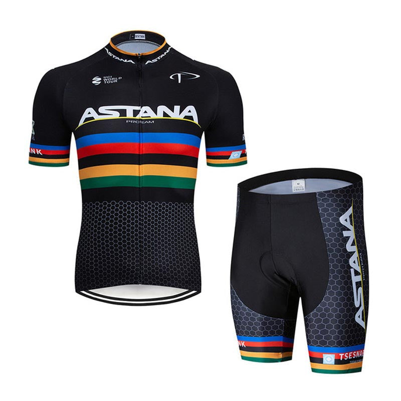 Fashion Simple Cycling Jersey Short Sleeve Suit