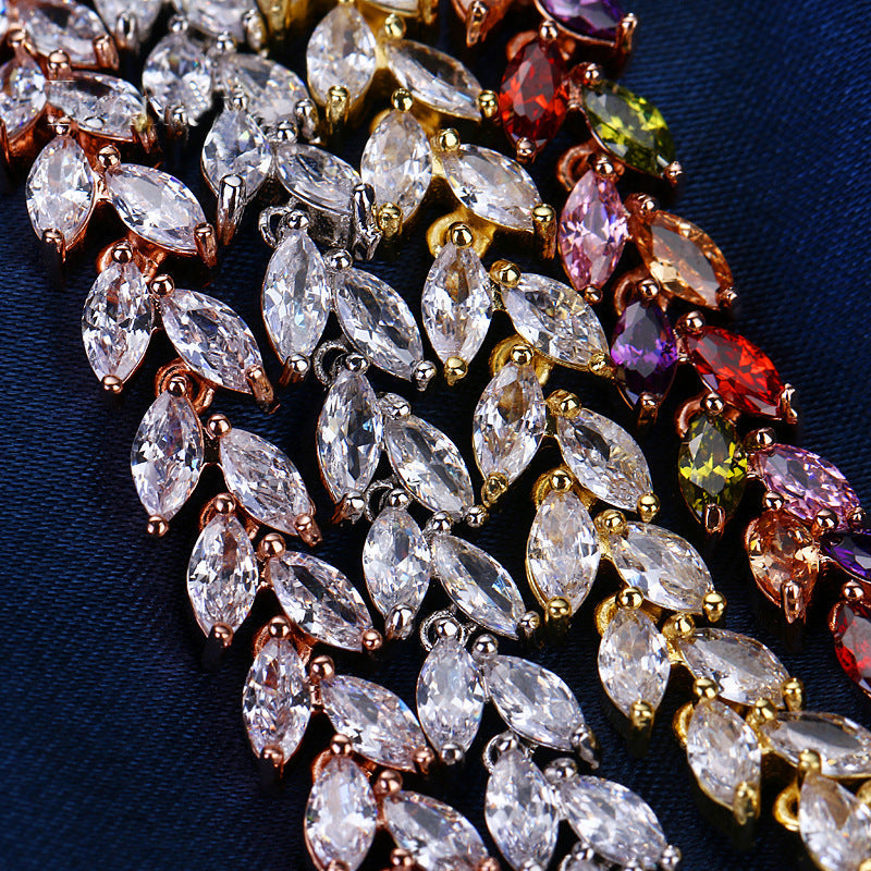 Fashion horse eye zircon bracelet Pi-Mart