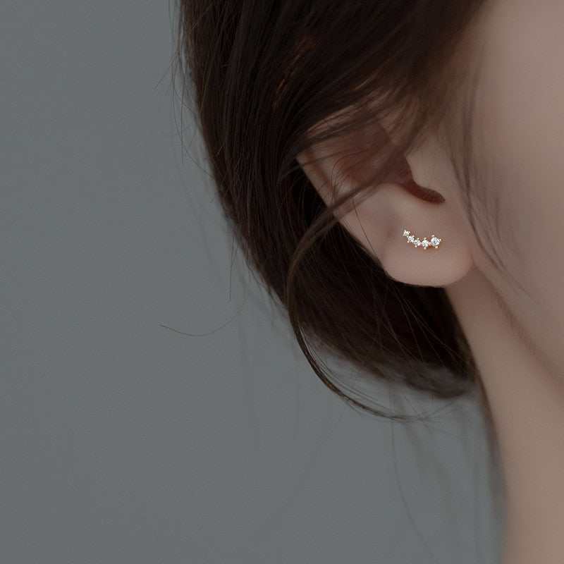 Chic Cute Arc Earrings Pi-Mart