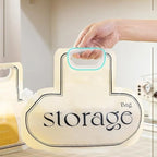 Grain Storage Bag Large Diameter Good Sealing Save Space Food Grade PE Material Rice Wheat Beans Household Kitchen Storage Tools Kitchen Gadgets Pi-Mart