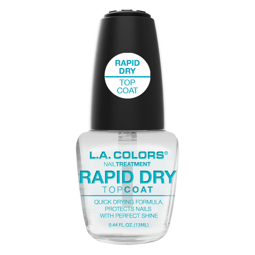 L.A. COLORS Craze Nail Polish Rapid Dry Top Coat Treatment Clear 0.44 fl oz