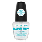 L.A. COLORS Craze Nail Polish Rapid Dry Top Coat Treatment Clear 0.44 fl oz