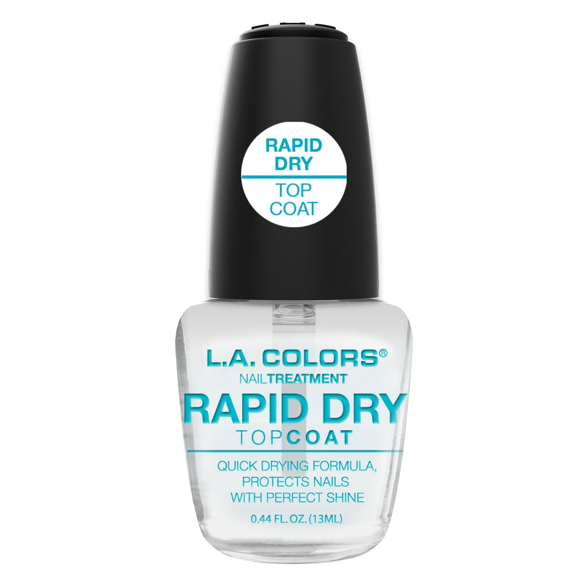 L.A. COLORS Craze Nail Polish Rapid Dry Top Coat Treatment Clear 0.44 fl oz