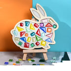 Handmade Mosaic Rabbit Decorations Pi-Mart
