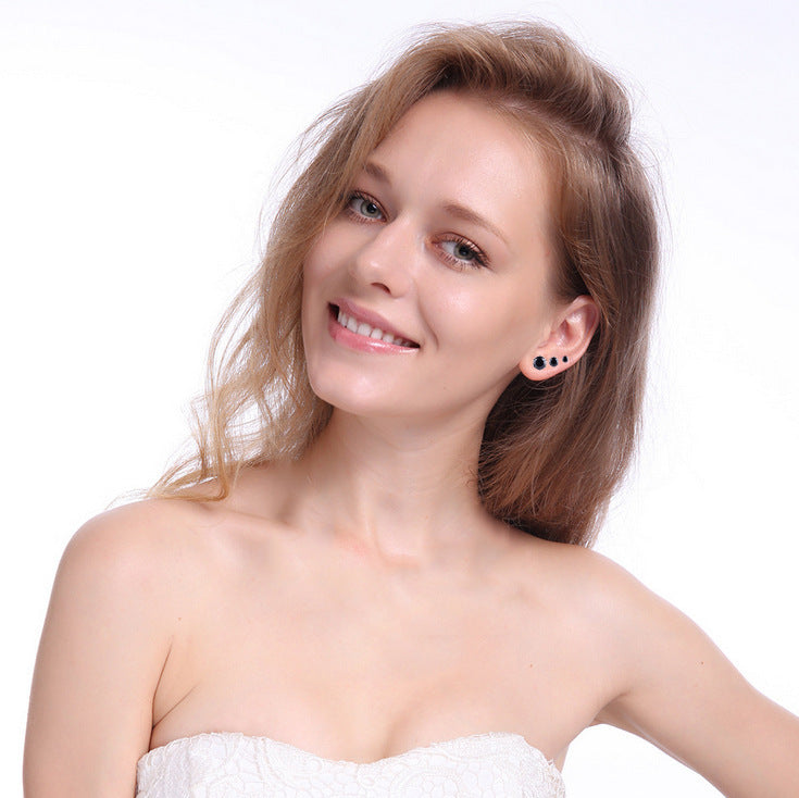 Zircon earring set Pi-Mart