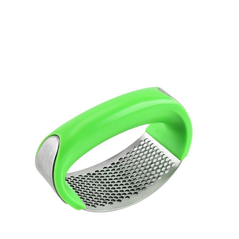 Stainless Steel Garlic Masher Garlic Press Household Manual Curve Fruit Vegetable Tools Kitchen Gadgets Pi-Mart