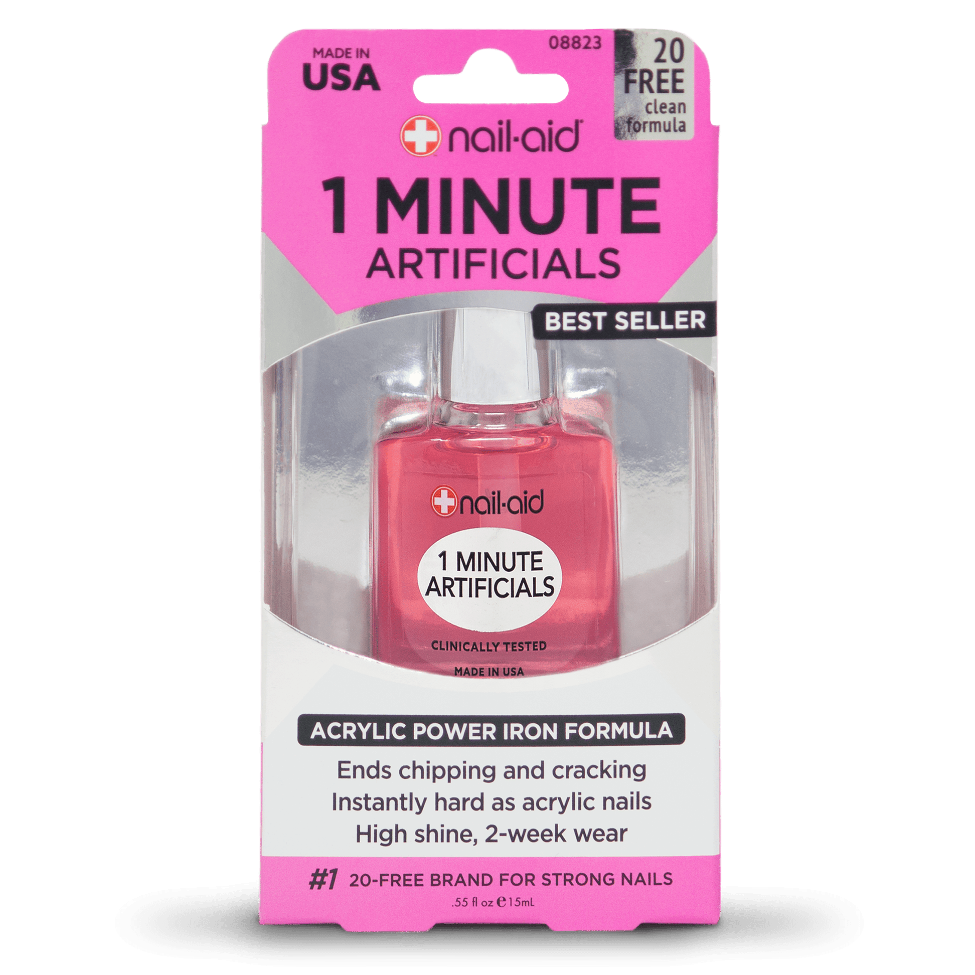 Nail-Aid 1 Minute Artificials Acrylic Power Iron Formula EasyOptionXY LLC