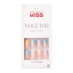 KISS Voguish Fantasy Fake Nails Purple Medium Coffin Disco Ball 28 Ct EasyOptionXY LLC