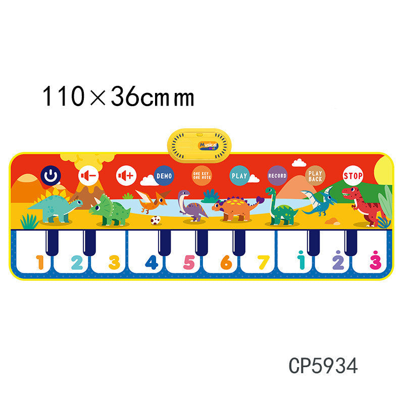 Children's Early Childhood Education Animal Piano Mat Multifunctional Music Blanket Toy Pi-Mart