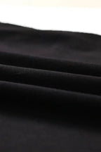 Black Strappy Hollow-out Neck Tank Top - SJB-DIAMOND ELITES