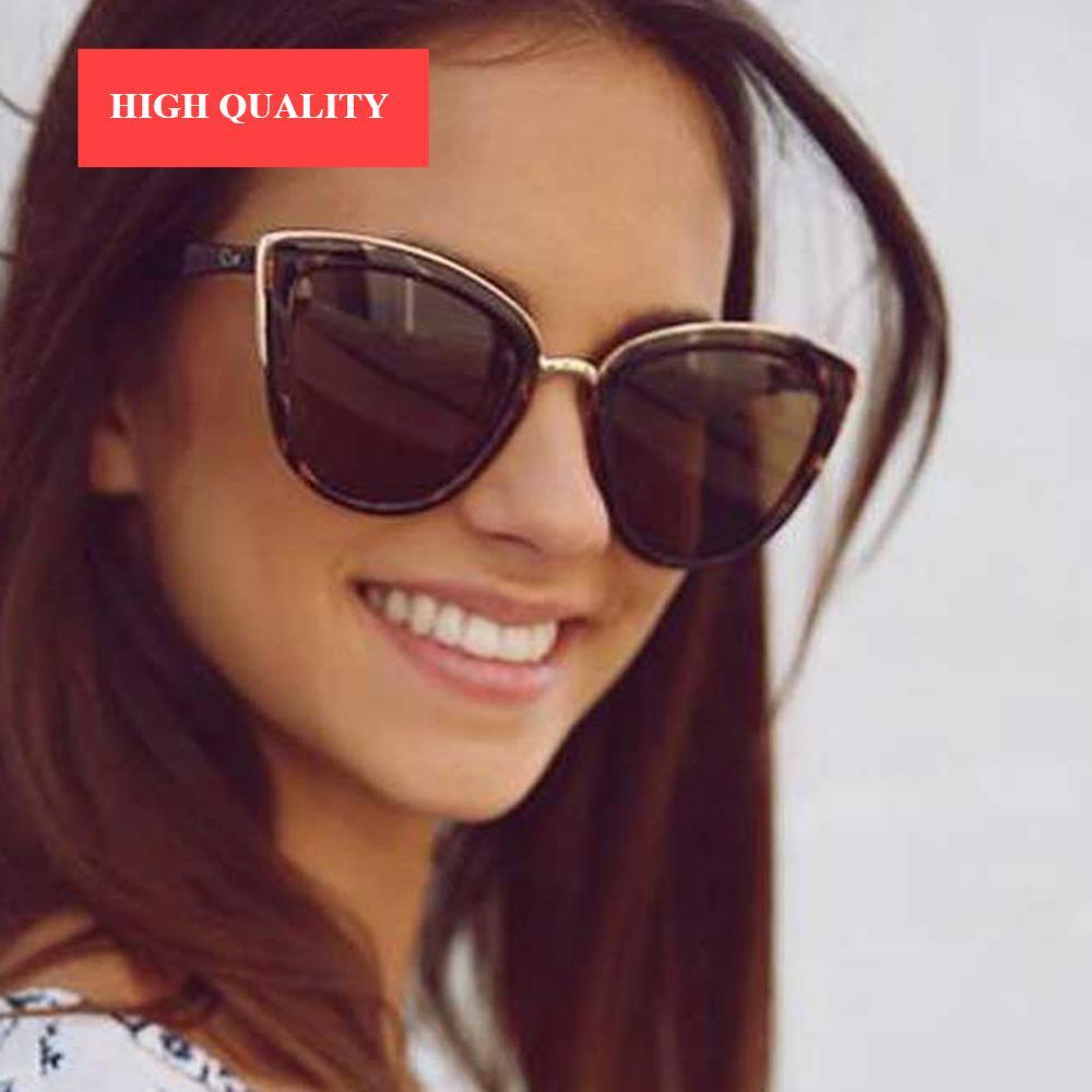 Luxury Modern Luxury Cateye  Woman Vintage Classic Gradient Lady Sunglassese  With  UV400 Protection - SJB-DIAMOND ELITES