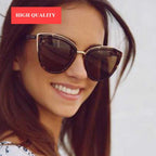 Luxury Modern Luxury Cateye  Woman Vintage Classic Gradient Lady Sunglassese  With  UV400 Protection - SJB-DIAMOND ELITES