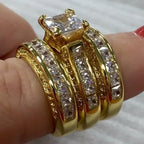 White Zircon Commemorative Women's Love Ring