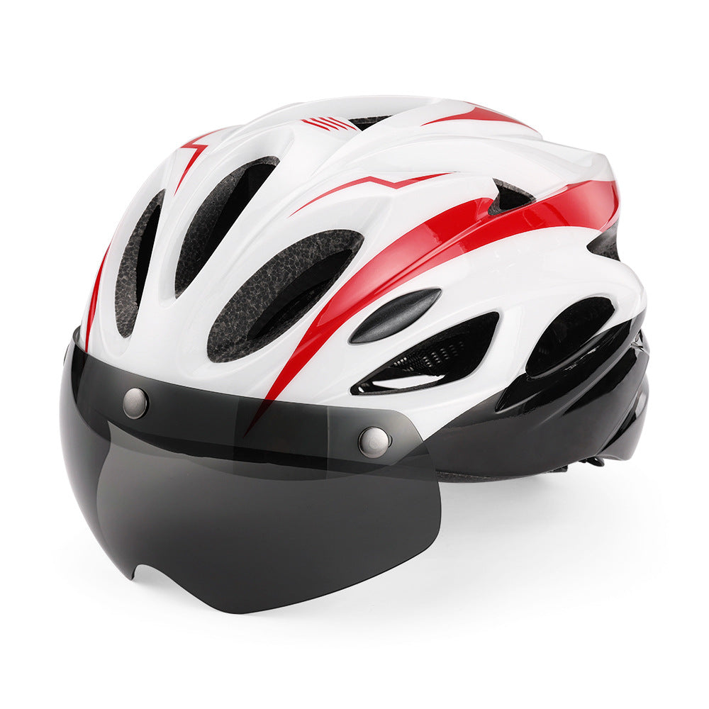 Bicycle Riding Protective Helmet Belt Goggles Lootquake LLC