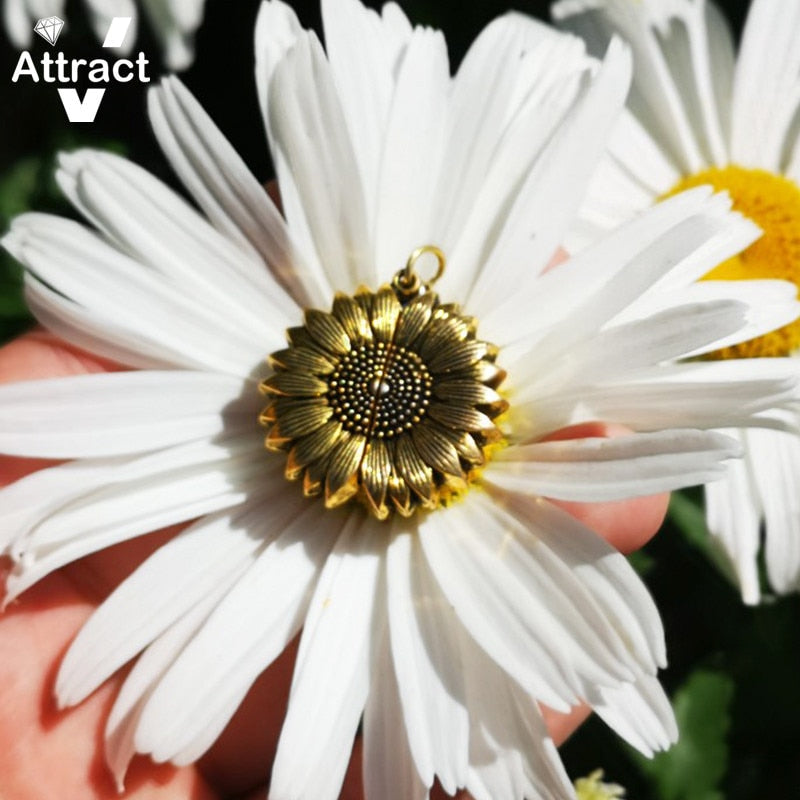 Sunflower Pendant Necklace - SJB-DIAMOND ELITES