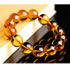 Female Kumquat Yellow Pixiu Natural Crystal Bracelet For Men And Women Pi-Mart