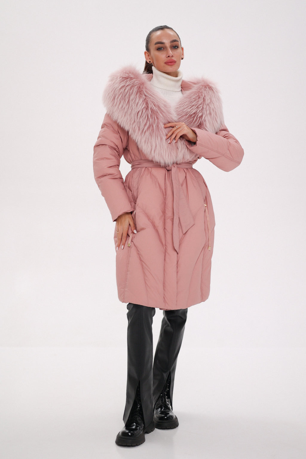 Genuine Fox Down Coat - SJB-DIAMOND ELITES