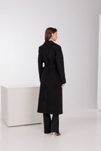 Pre-Order. Re-Stock Ships February 2026. Astoria Classic Wraparound Wool Blend Overcoat - SJB-DIAMOND ELITES