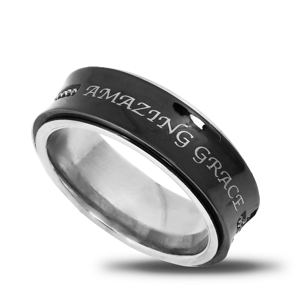 Black Spinner Ring KingdomWear