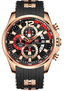 Watch Waterproof Quartz Watch Large Dial Luminous Men's Watch 0350G Pi-Mart