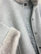 Genuine Scandinavian Mink Fur Virgin Wool Coat Alaska® Outerwear Company