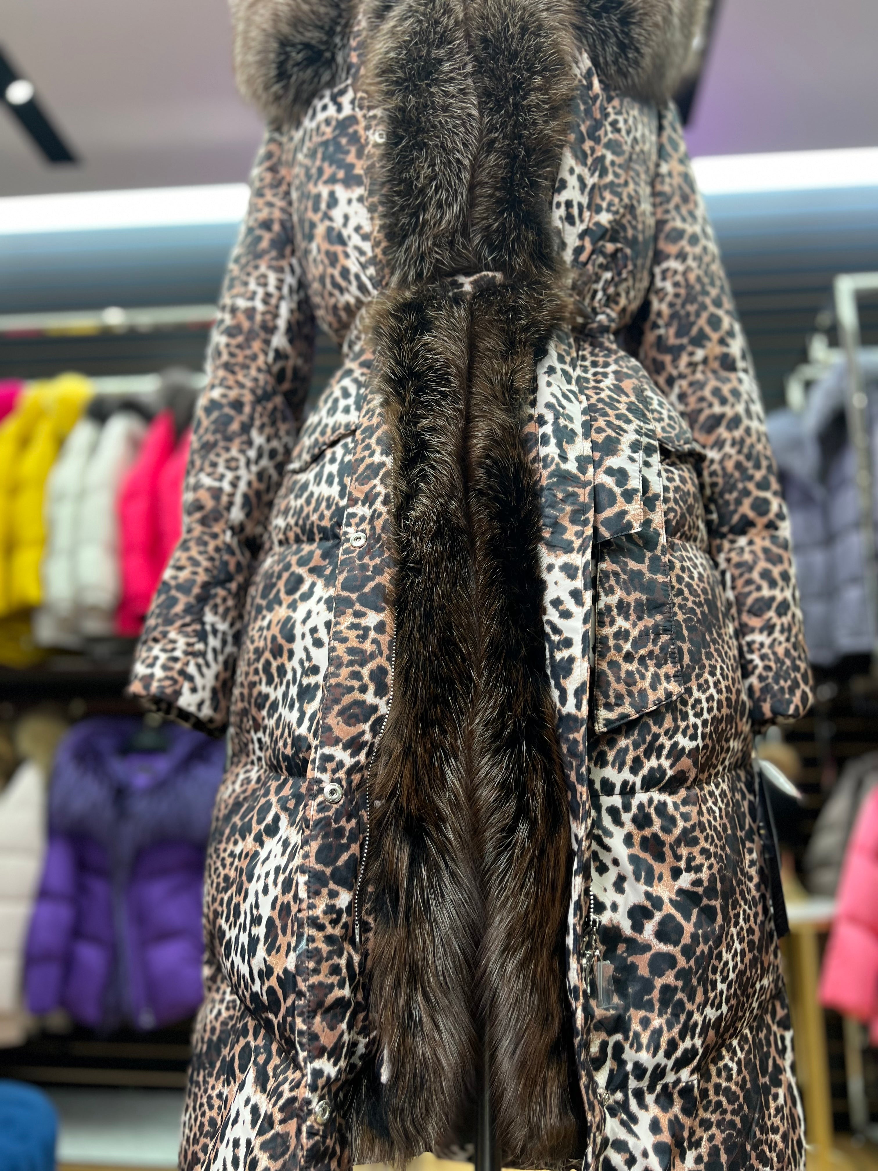 Genuine Silver Fox Down Insulated Parka - SJB-DIAMOND ELITES