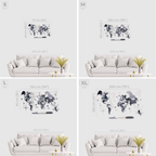 2D Wooden World Map Nordik Enjoy The Wood