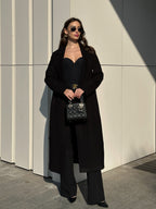Pre-Order. Re-Stock Ships February 2026. Astoria Classic Wraparound Wool Blend Overcoat - SJB-DIAMOND ELITES