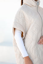 Bianca Relaxed Fit Embossed Vest