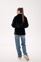 Faux Mink Effect Fur Coat - SJB-DIAMOND ELITES