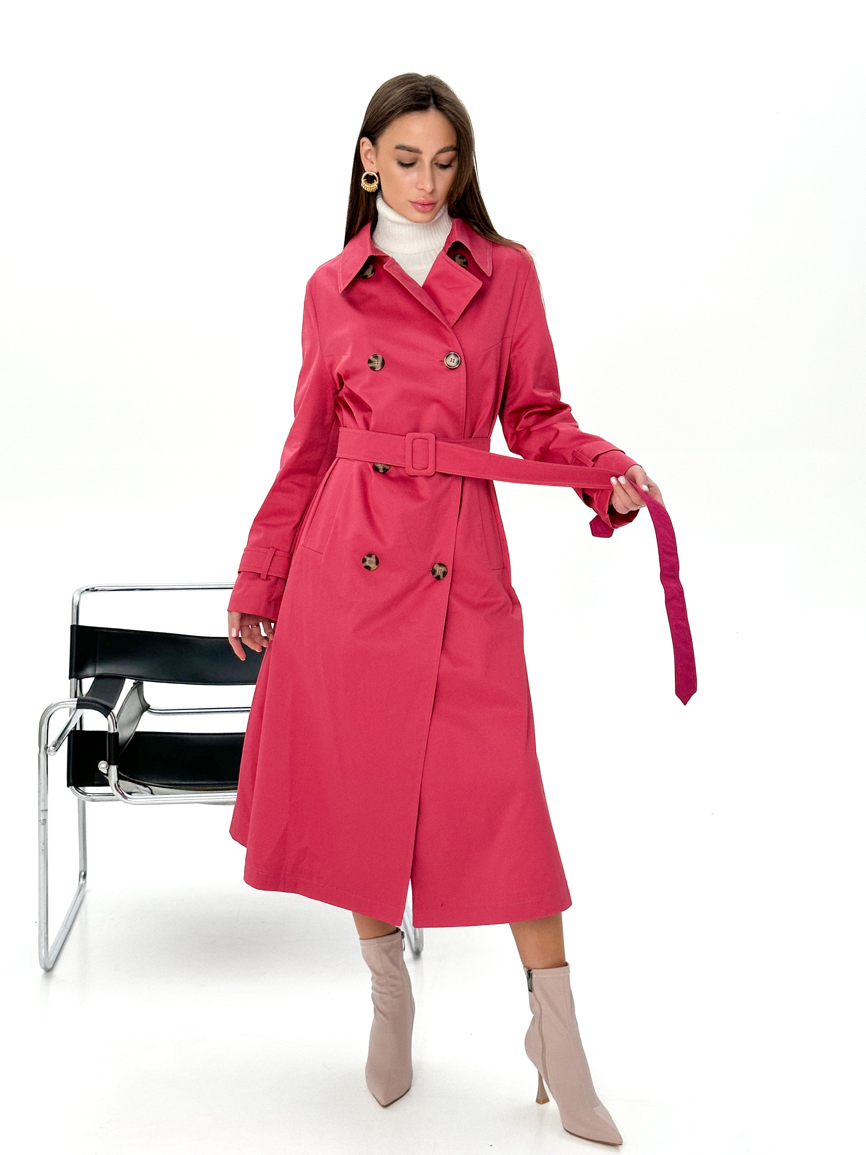 Athens Modern Trench Coat - SJB-DIAMOND ELITES