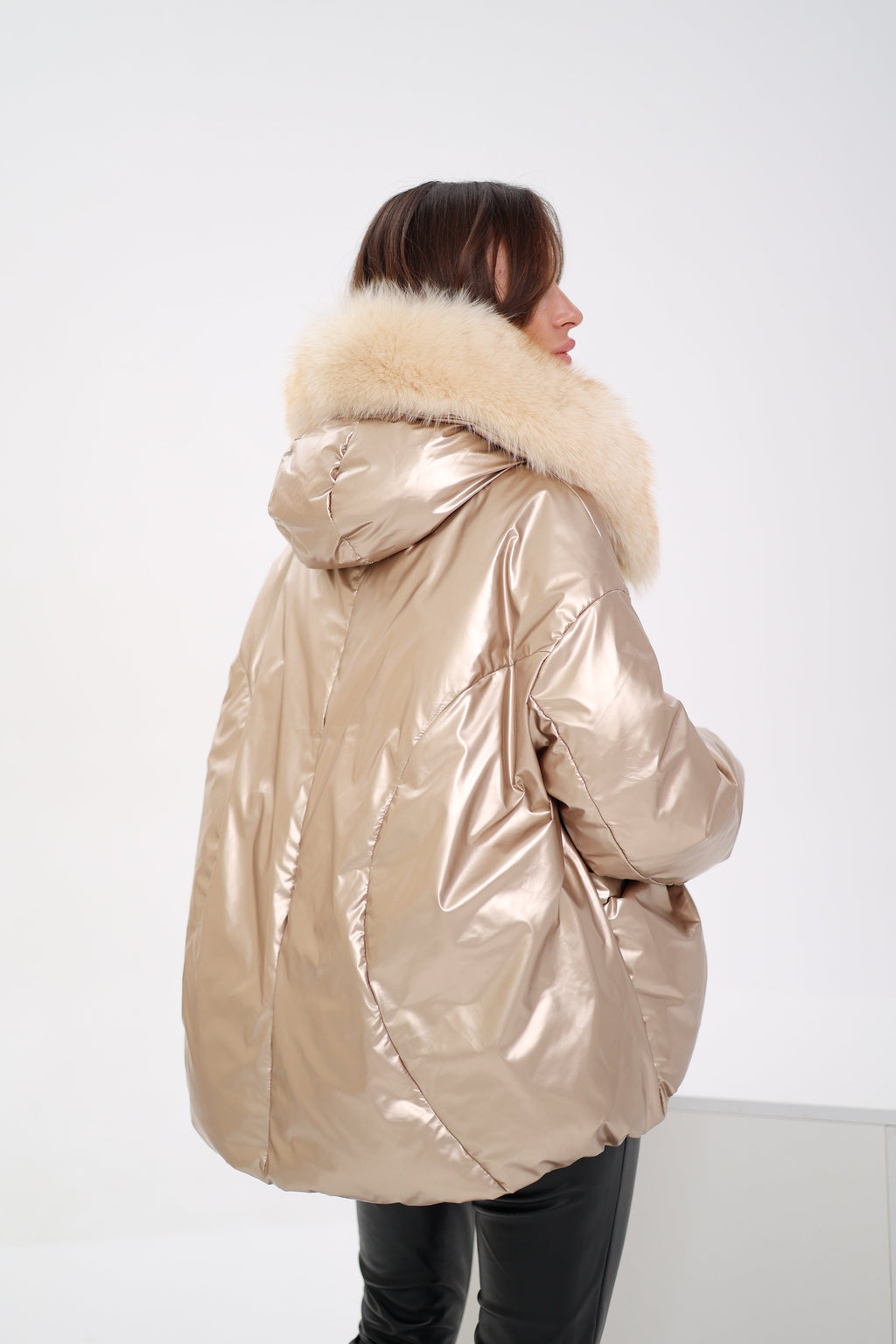 Genuine Polar Fox Down Fill Jacket - SJB-DIAMOND ELITES