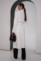 Pre-Order. Re-Stock Ships February 2026. Cambridge Comfort Wraparound Wool Cashmere Coat - SJB-DIAMOND ELITES