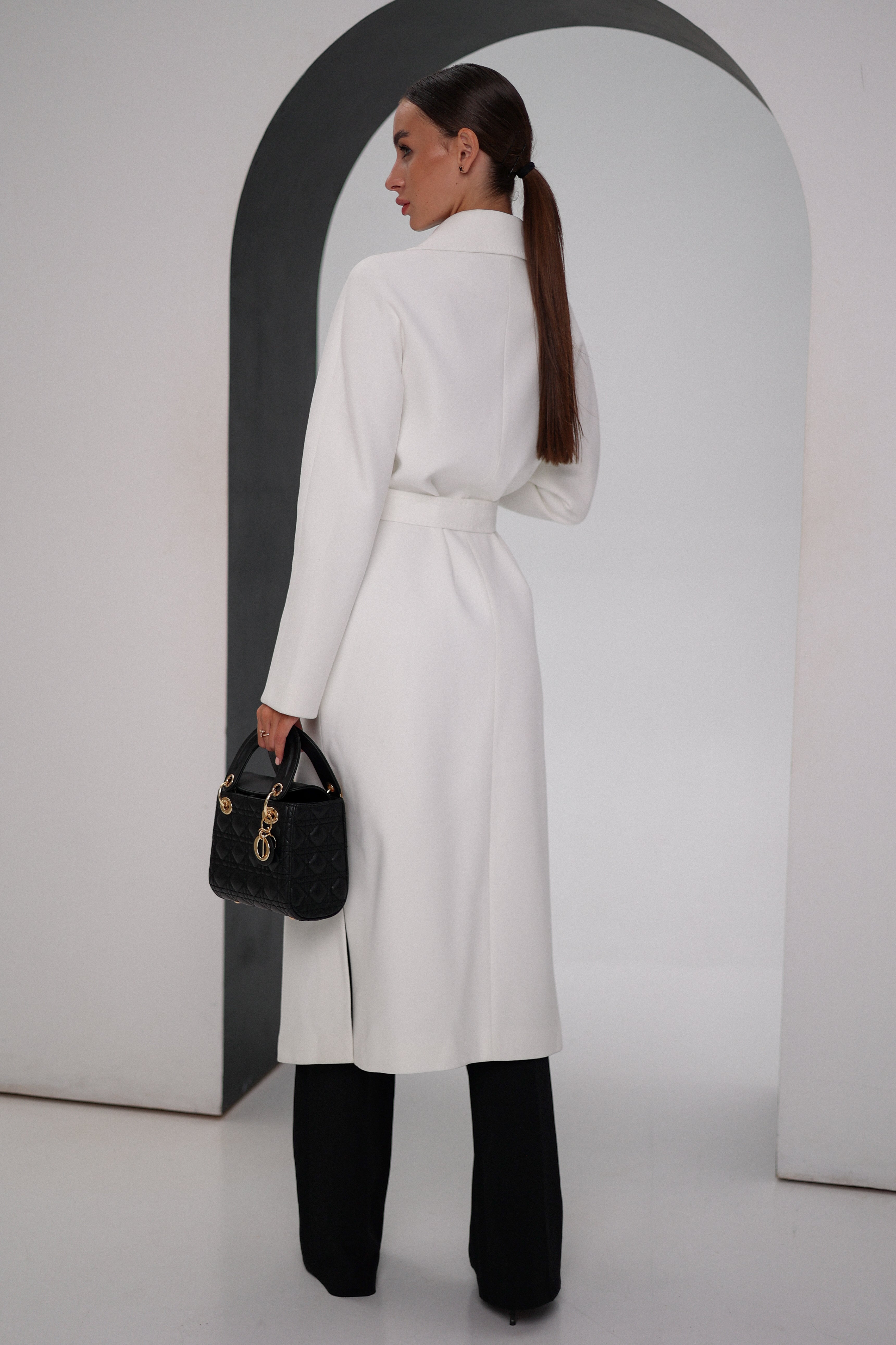 Pre-Order. Re-Stock Ships February 2026. Cambridge Comfort Wraparound Wool Cashmere Coat - SJB-DIAMOND ELITES