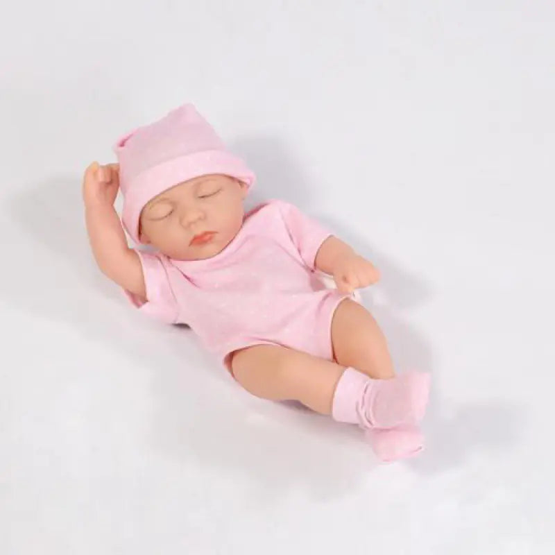 Mini Soft Silicone Baby Doll - Cute Gift for Girls Pi-Mart