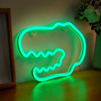 Dinosaur Shaped LED Neon Sign for Home Decor Lootquake LLC