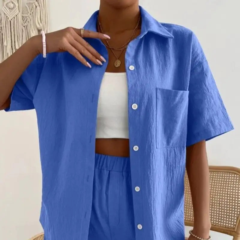 Style Shorts and Shirt Set Pi-Mart