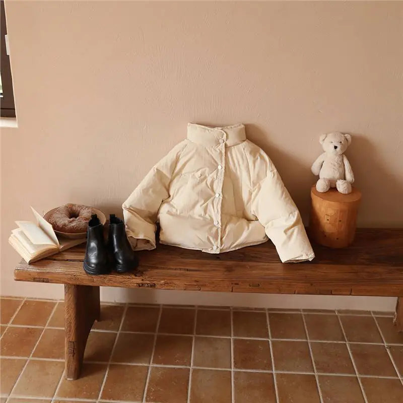 Children's Thick Short Winter Down Jacket