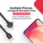 Indestructible 4 in 1 Ultra Turbo Retractable Charger - SmartCharger Pi-Mart