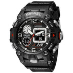 Sport Watch For Men WIth  Dual Time Waterproof 50M Miliatry Watches Chronograph Alarm Army Wristwatch - SJB-DIAMOND ELITES